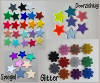 Hexagon met partoon en tekst