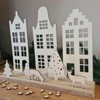 Grachtenpandjes met kerst setje