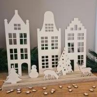 Grachtenpandjes met kerst setje