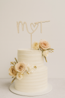 Taarttopper Letters met Hartje