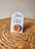 Gepersonaliseerde Houten Wijnstopper