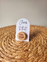 Gepersonaliseerde Houten Wijnstopper