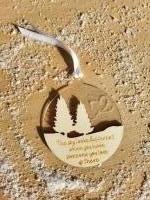 Kerstbal "The sky looks different"