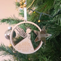 Herinneringskerstbal Engel met Ster