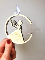 Herinneringskerstbal Engel met Ster