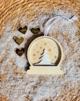 Snowglobe met hartjes