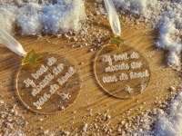 Kerstbal De mooiste ster