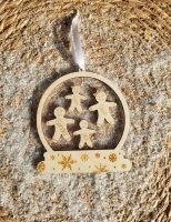 Snowglobe met poppetjes