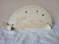 Aftelkalender Kerst met sterretje