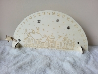 Aftelkalender Kerst met sterretje