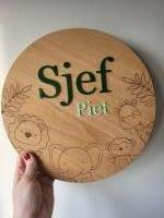 Jungle dieren naam bordje