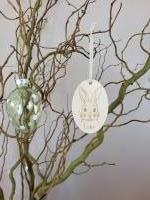 Hanger met Haasje met of onder strikje