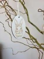 Hanger met Haasje met of onder strikje