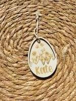 Hanger ei met bloemen