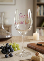 Wijnglas Finally Wine Time