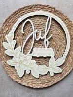 Bloemen Cirkel gepersonaliseerd