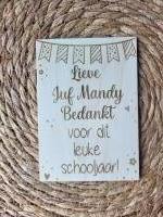 Lieve juf ... bedankt!