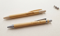 Bamboe pen met eigen tekst
