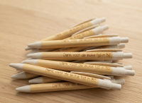 Bamboe pen met eigen tekst