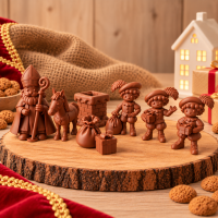 3D Geprinte Sinterklaas Set | Sint, Piet & Paard