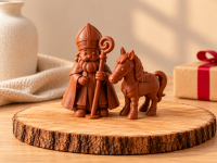 3D Geprinte Sinterklaas Set | Sint, Piet & Paard